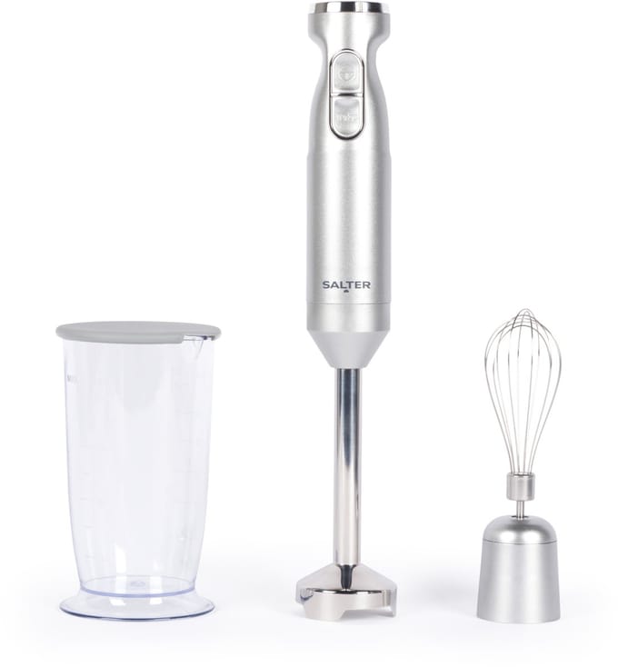 Salter Aspen Blend & Whk Pro – 2-In-1 Mixer, 700Ml Beker, 1000W Zilver