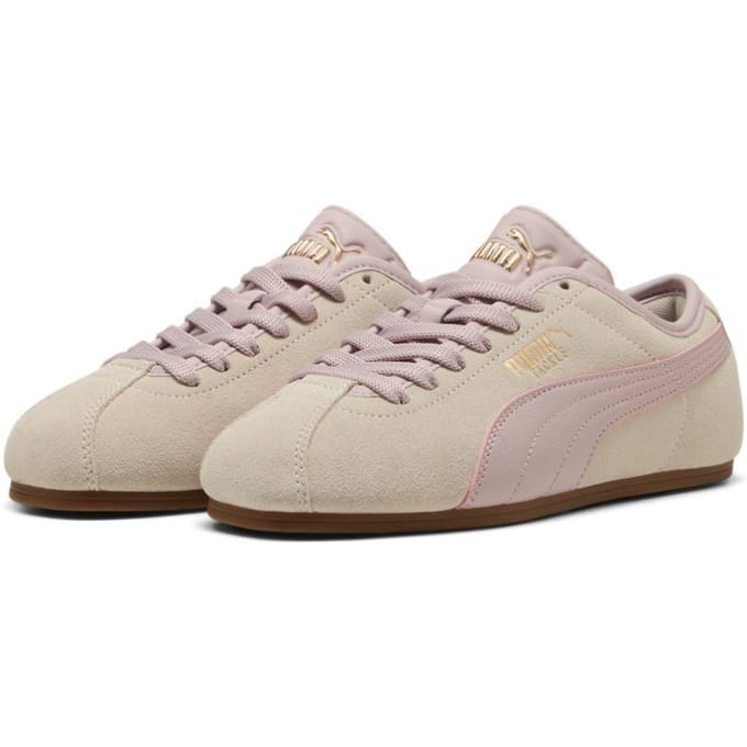 Puma Tackle Suede Dames Trainers Silver Fog/Misty Pink