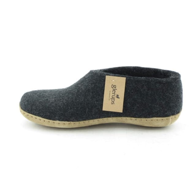 Glerups Shoe leather sole a 02-charcoal