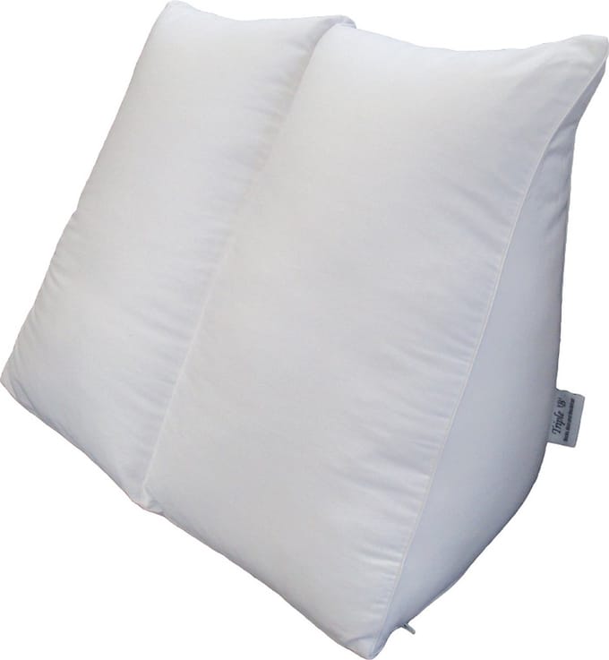 iSleep Leeskussen BBB - Steunkussen - Comfortabel lezen en ontbijten - Dreampearls - 50x65x30 - Wit