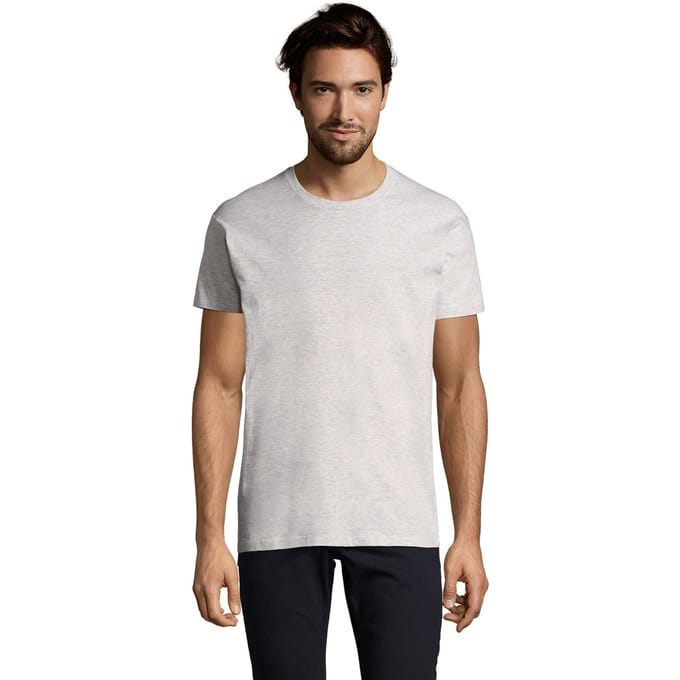 SOLS Unisex Imperial T-shirt voor volwassenen (Asheide)