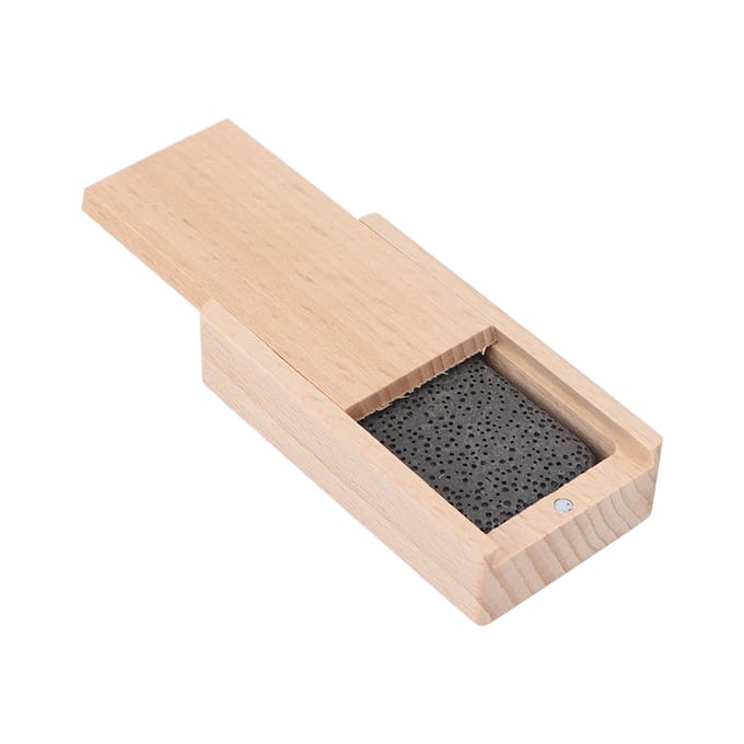 Essentiële Olie Diffuser Doos Schuifdeksel Type Houten Aromatherapie Olie Diffuser voor Thuis Auto beige