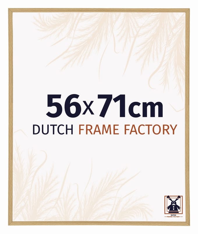 Fotolijst 56x71 cm - Kunststof - Beuken Licht - Angers