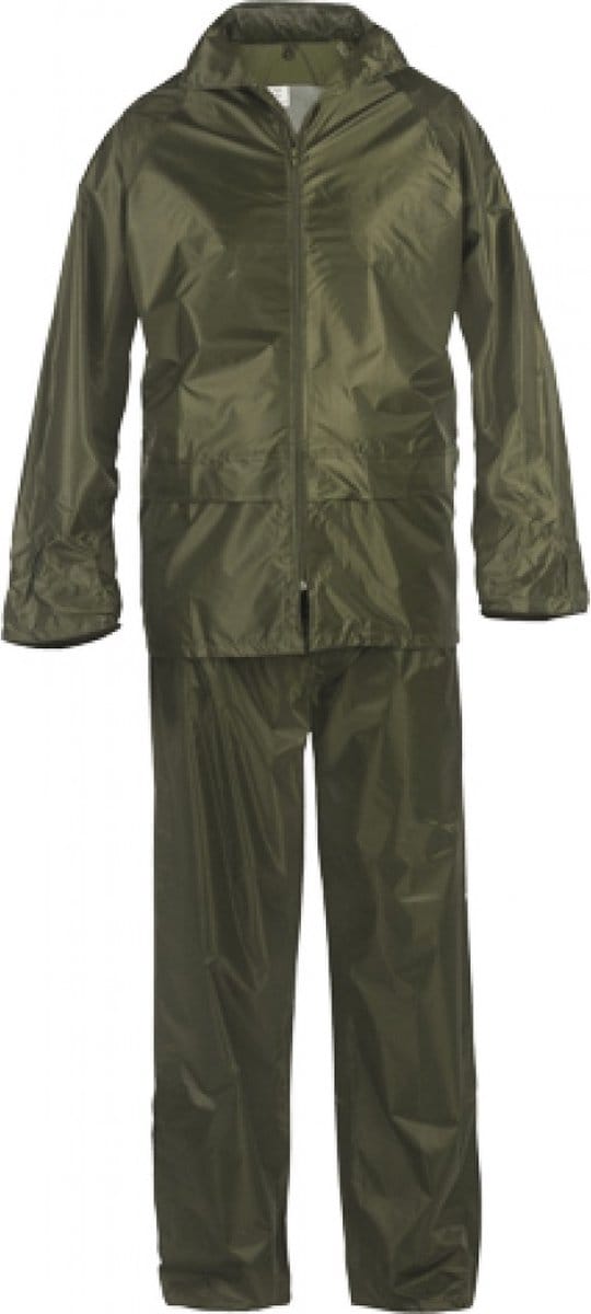 Regenpak - Donker groen XXXL