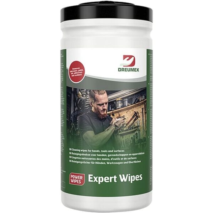 Reinigingsdoek Dreumex Expert Wipes bus 90 stuks wit