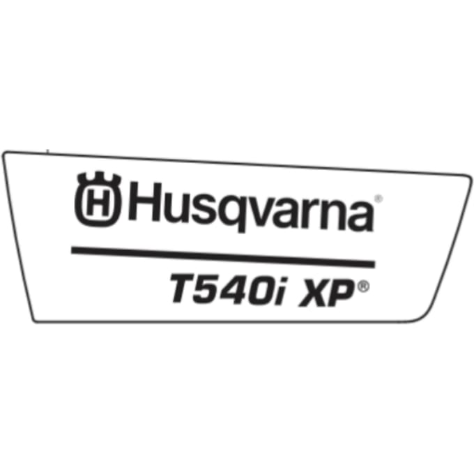 Husqvarna sticker t540ixp (no bluetooth)