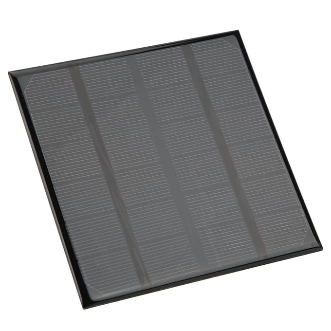 2W 6V Mini Monokristallijn Silicium Zonnepaneel Module Cellen Buiten Kamperen Batterijlader black