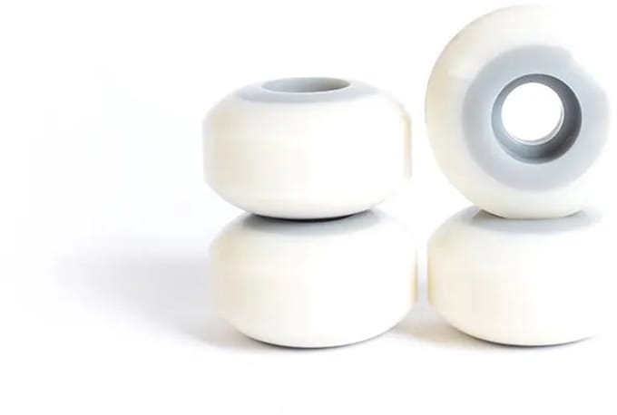 Yocaher Qball Skateboardwielen Wit 52 x 31 mm
