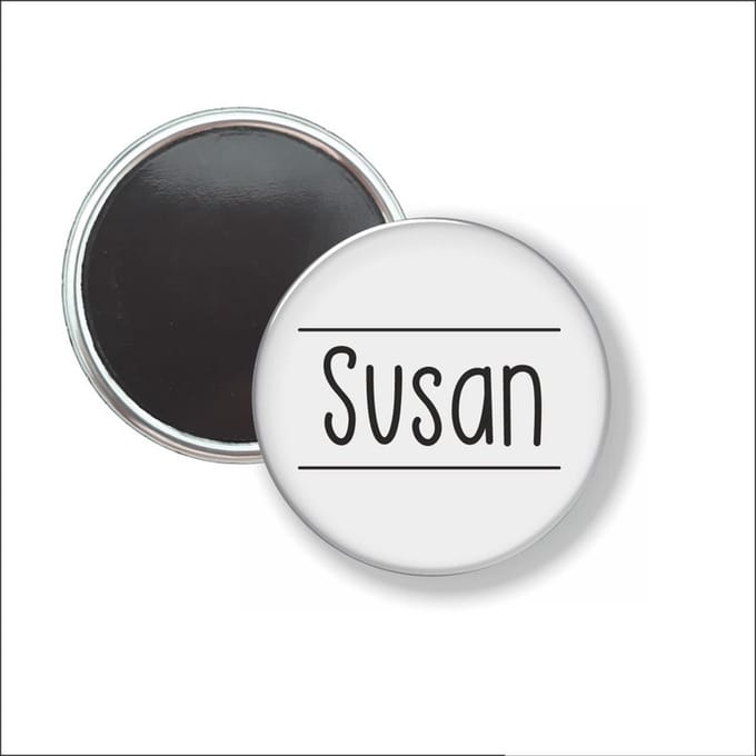 Button Met Magneet 58 MM - Susan - NIET VOOR KLEDING
