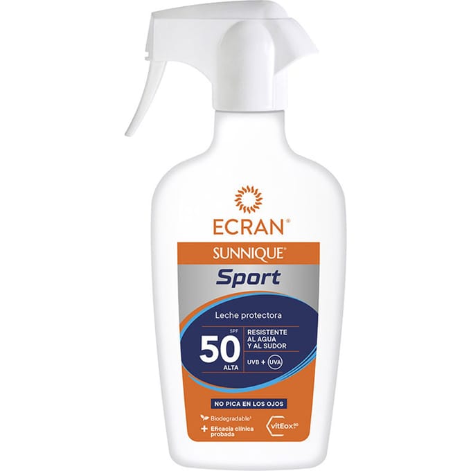 Ecran Sunnique Sport Beschermende Melk Spf 50 Spray 270 ml