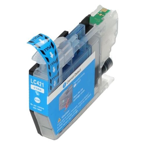 PrintAbout Inktcartridge LC-421C Cyaan geschikt voor Brother