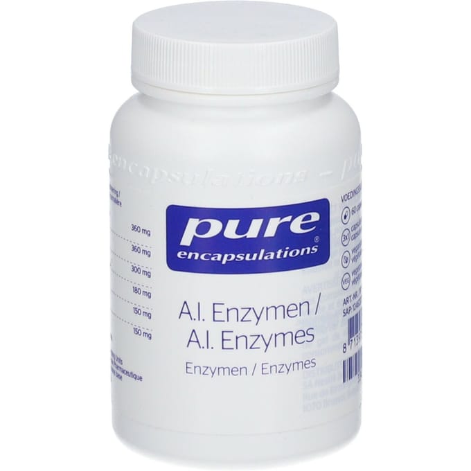 Pure Encapsulations A.I. Enzymen | Enzymencomplex op plantaardige basis. 60 Capsules
