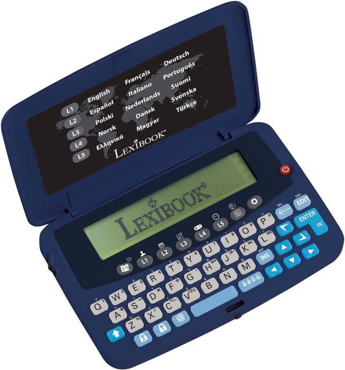 15-talen elektronische zaktranslator