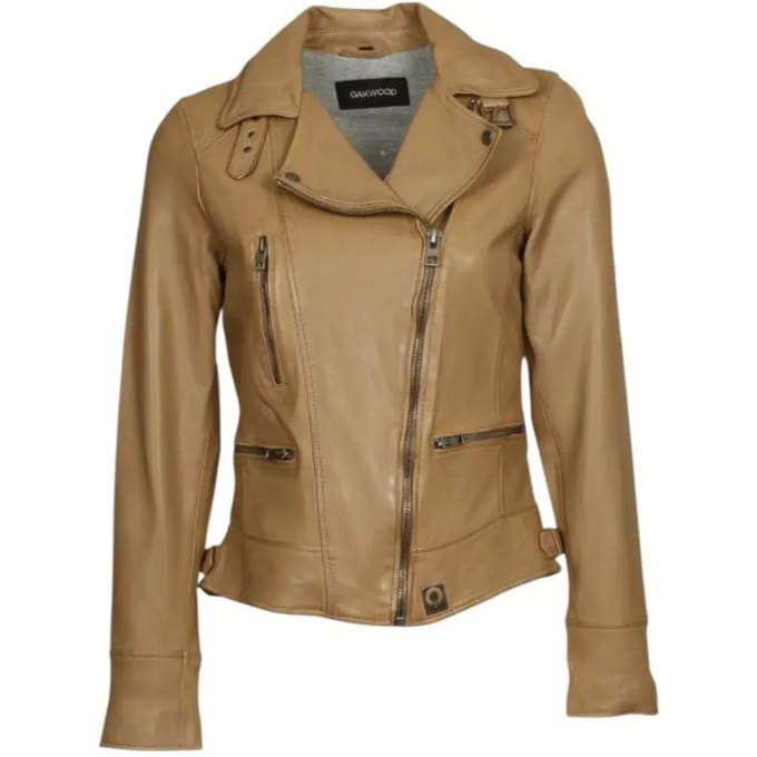 Leren jas voor vrouwen Oakwood Video