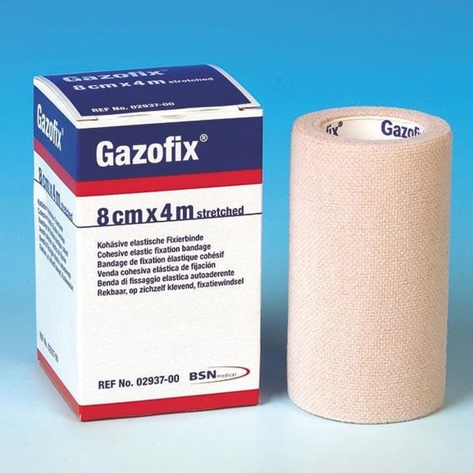 BSN Gazofix 20m x 8cm Latexvrij beige