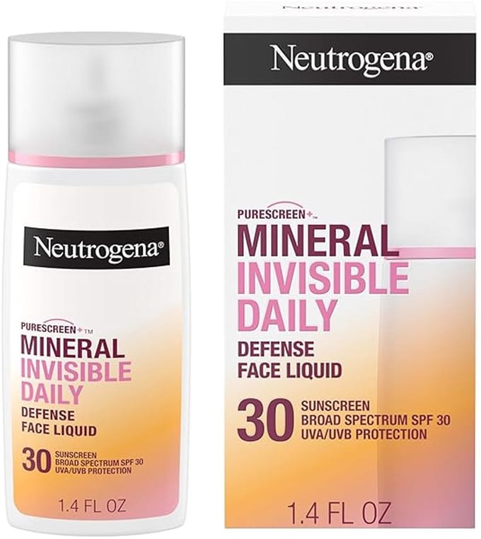 Neutrogena Purescreen+ Invisible Daily Defense Mineral Sunscreen
