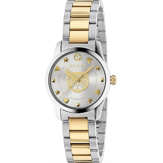 Gucci YA126596 Verguld Mystic Two-Tone dameshorloge
