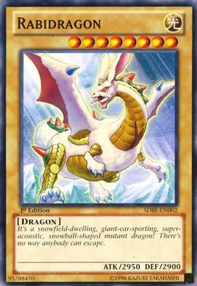 Yugioh Kaart Rabidragon (SDBE-EN002) - Structure Deck Saga of Blue-Eyes White Dragon - 1e Editie - Common