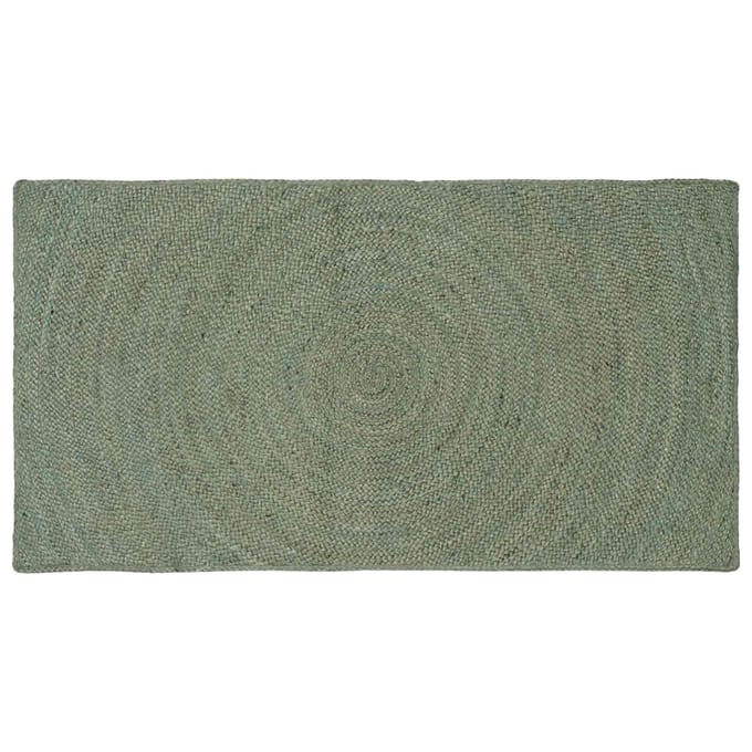 vidaXL - Vloerkleden - Olijfgroen - 100 - x - 200 - cm - Jute