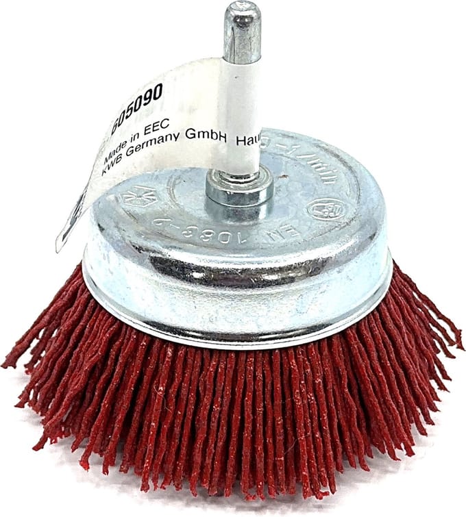 KWB - Nylon komborstel op stift - Ø 75 mm