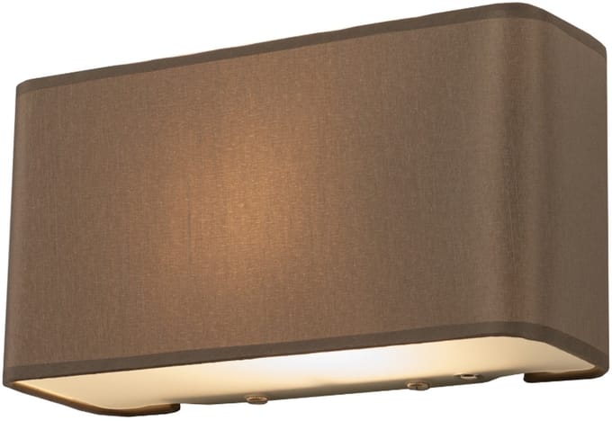 Lumidora Wandlamp 71804 - Voor binnen - ADELAIDE - E27 - Bruin - Taupe - Textiel