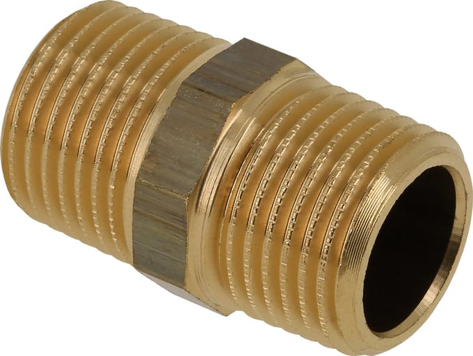 Bonfix Conische draadfitting Dubbele nippel 1 - 2 x conische buitendraad