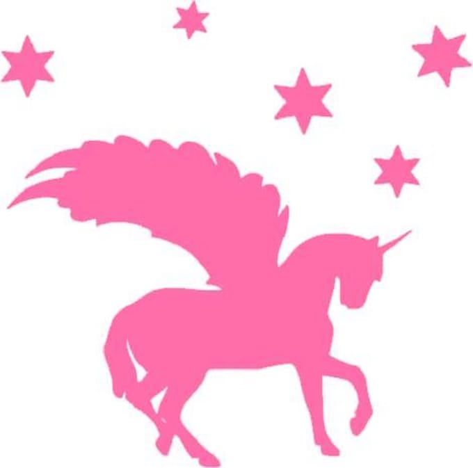 Muursticker Eenhoorn