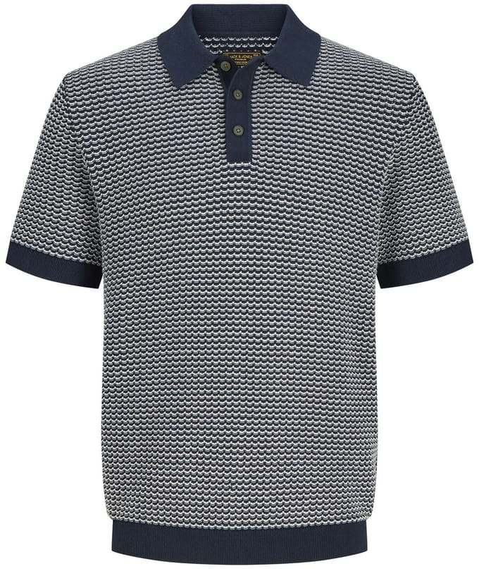 Jack & Jones poloshirt korte mouw donkerblauw