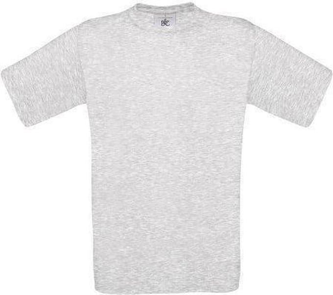 B&C Exact 150 Kids T-shirt Ash Maat 3/4 (onbedrukt - 5 stuks)