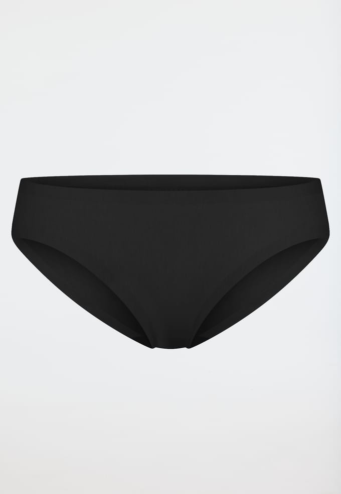 Schiesser Slip naadloos - Invisible Light Dames Onderbroek - zwart