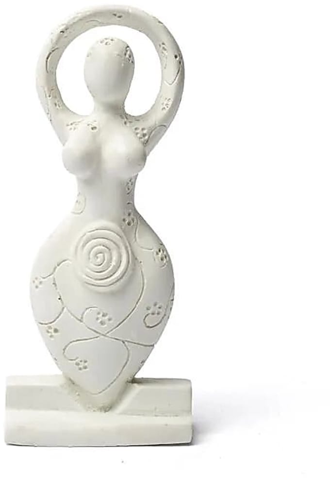 Godinnenbeeld wit – ±13 cm