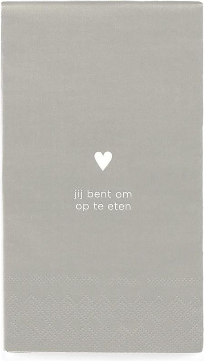 Leeff Napkins - Jij bent om op te eten
