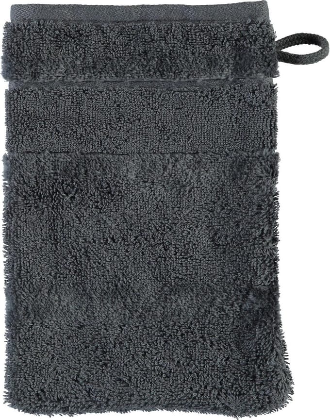 CAWÖ Noblesse² Uni Washandje - Antraciet - 16x22