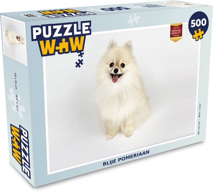 Puzzel Blije pomeriaan - Legpuzzel - Puzzel 500 stukjes