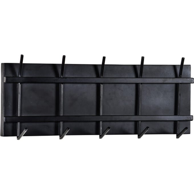 Brix - Kapstok Brix Gabi Black - Mangohout / Gecoat Staal