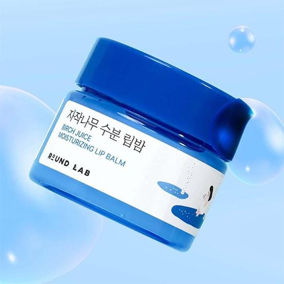 [ROUND LAB] Birch Juice Moisturizing Lip Balm 20g blue