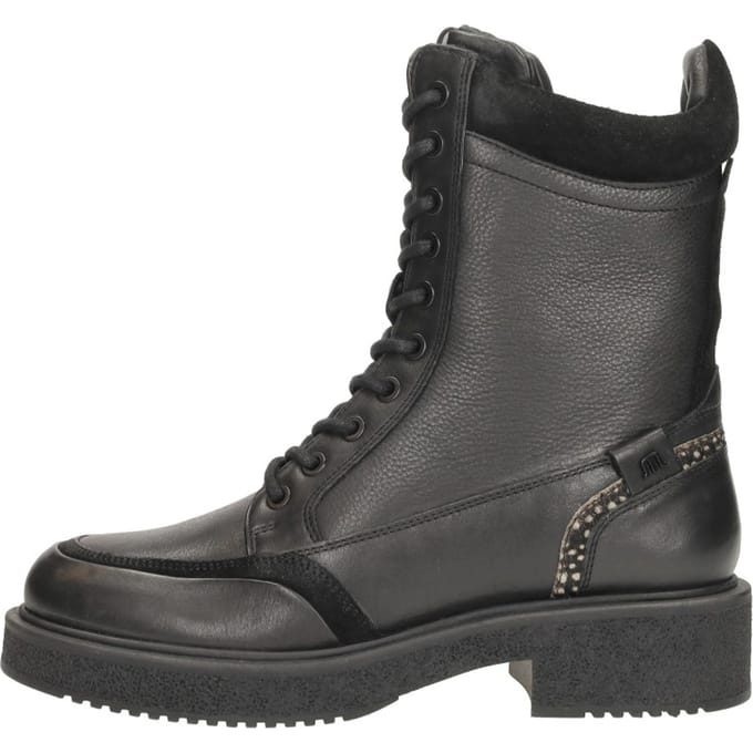 Maruti Steph Veterschoenen Hoog - zwart - Maat 40