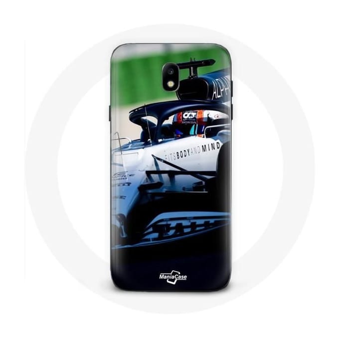 Coque - Formule 1 - Samsung Galaxy J7 2017 - Pierre Gasly - Blanc - Rigide blanc