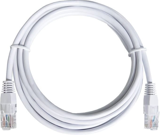 Rainbecom - Internetkabel 1 meter - Patchkabel- CAT5e - UTP - kabel - RJ45 - Wit
