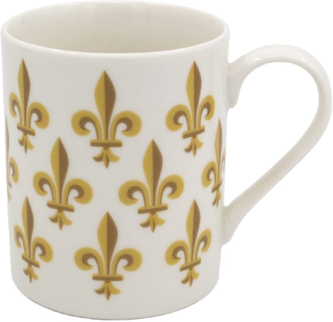 Servies Mok Porselein 310 ml – Fleur de Lys – Museum Editions