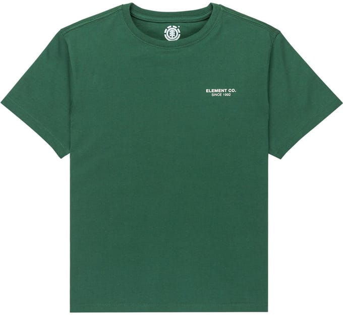 Element Co T-shirt Met Korte Mouwen Groen 12 Years Jongen