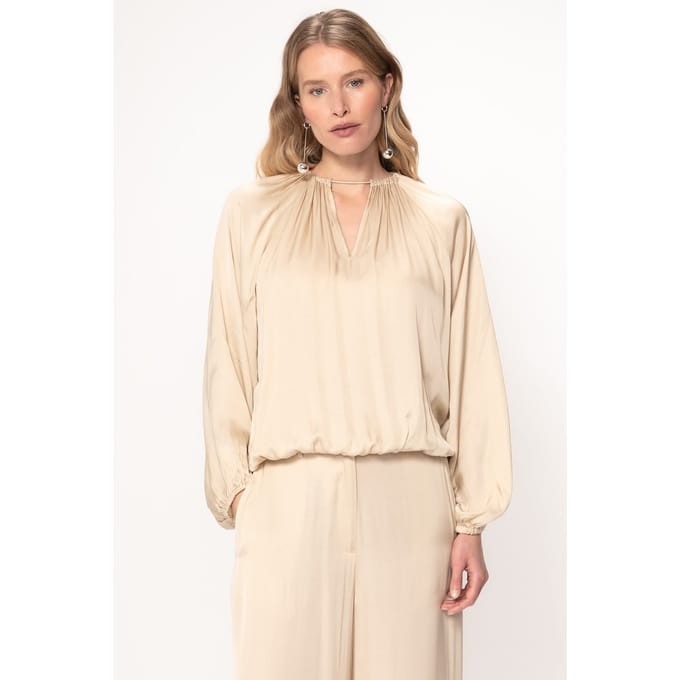 VIVEH Jade Top Almond Größe: 36 | Longsleeves Outlet | Damen | Braun