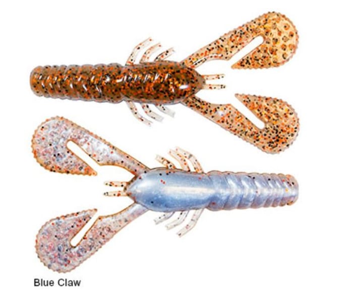 Zman Soft Lure Turbo CrawZ 4 Inch 6/Pack Blauwe Klauw (9900) blue