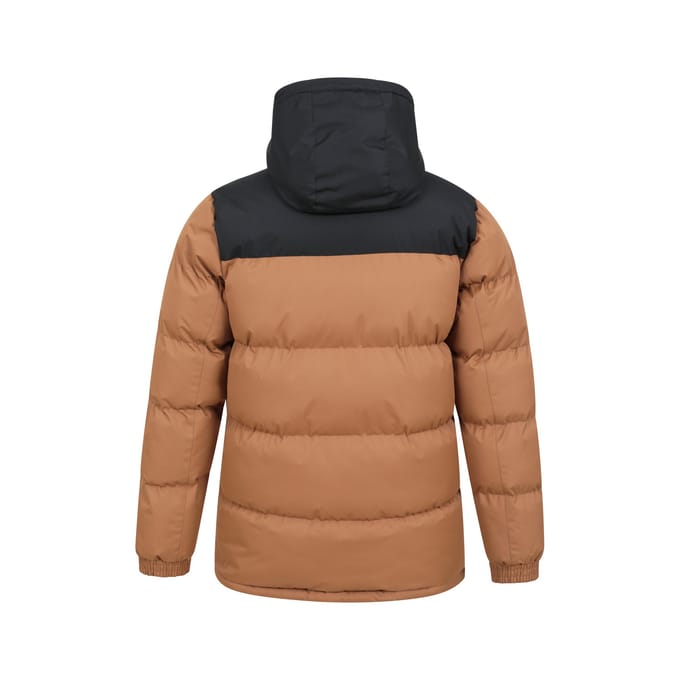 Mountain Warehouse Heren Sneeuw Borg gevoerd gewatteerd jack (Tan)