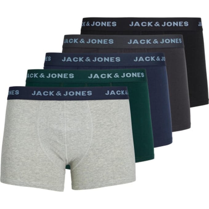 Jack & Jones Onderbroek Jaccarlo Trunks 5 Pack Online 12220376 Pine Grove/phantom Mannen Maat - M