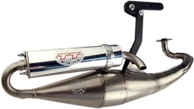 nieuwe leovince uitlaat voor keeway 50 hacker scooter