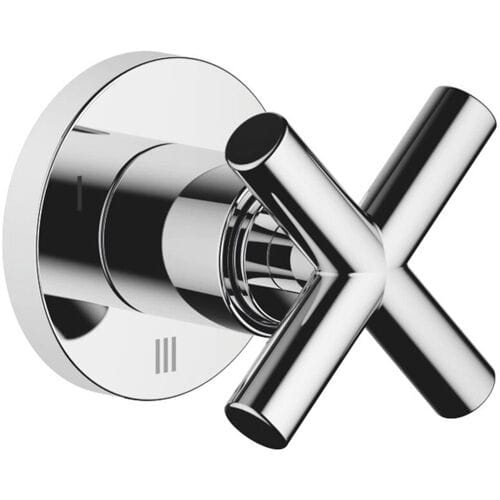 Dornbracht Tara UP three-way diverter with cross handle 36210892-00