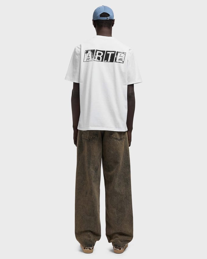 Faded Back Print T-shirt