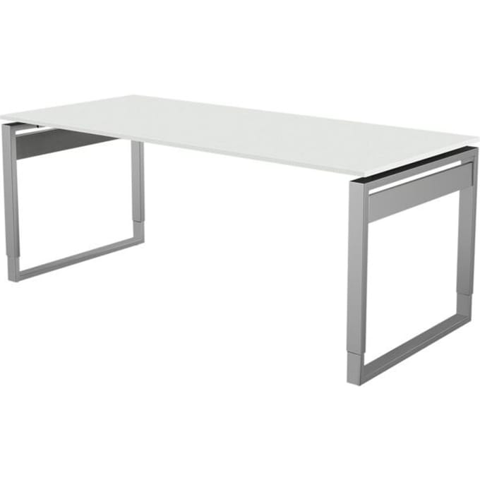 Bureau Workspace 180cm licht grijs hoogte verstelbaar