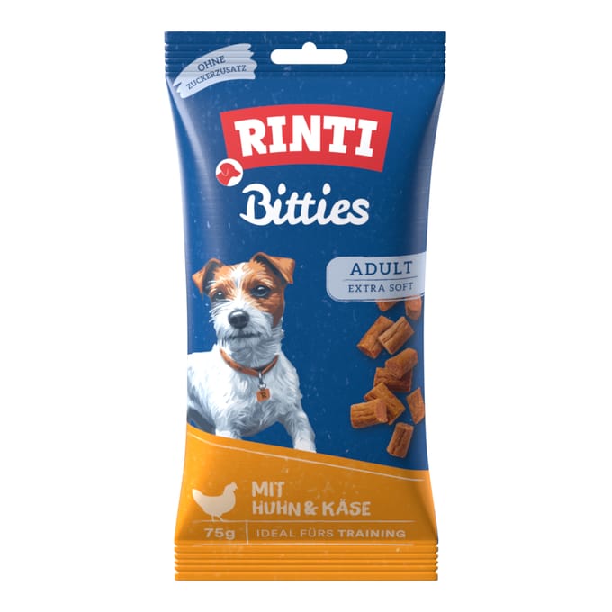 Rinti - Snack Bitties 16x75g - Kip & Kaas